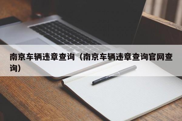 南京车辆违章查询（南京车辆违章查询官网查询）