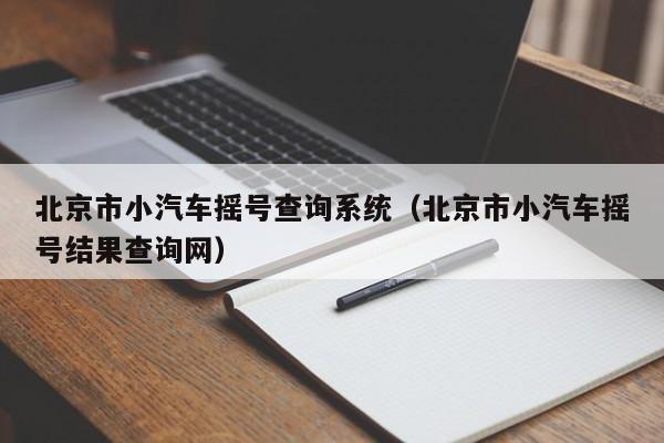 北京市小汽车摇号查询系统（北京市小汽车摇号结果查询网）