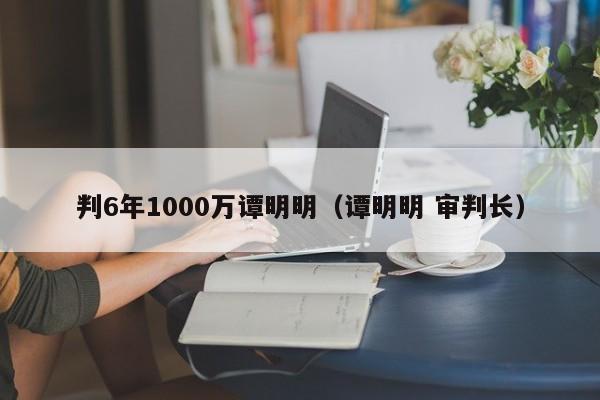 判6年1000万谭明明（谭明明 审判长）