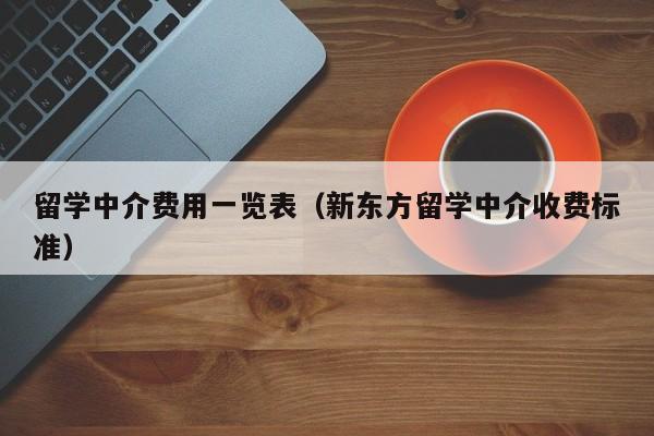 留学中介费用一览表（新东方留学中介收费标准）